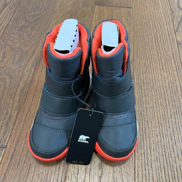 Sorel unisex Whitney II Strap Snow Boots - Waterproof, Insulated SZ 8 Toddler - Picture 2 of 6